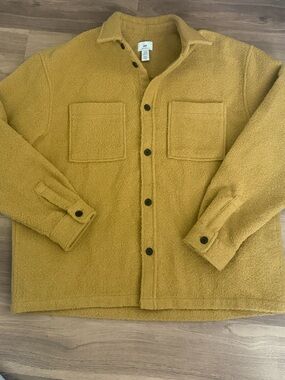 H&M Relaxed Fit Jacket in Camel Tan ( XL)
